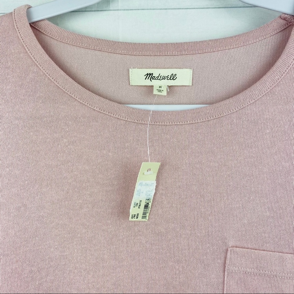 Madewell | Light Pink long sleeve Top - Picture 3 of 3